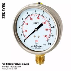 Oil Filled Pressure Gauge