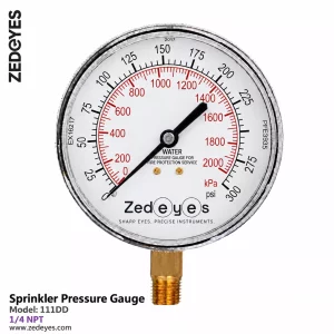Sprinkler Pressure Gauges