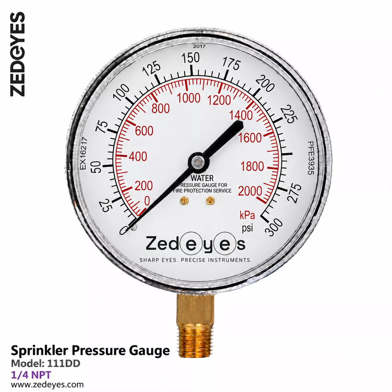 Sprinkler Pressure Gauges