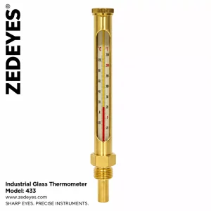 Round Glass Thermometer