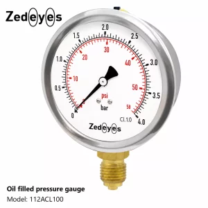 Oil Filled Pressure Gauge