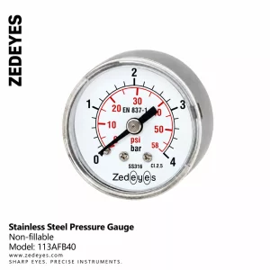 All Stainless Steel Pressure Gaug